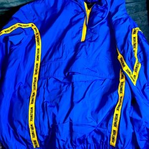 Fashion windbreaker good condition.worn maybe twice selling bc it’s too big